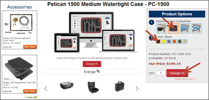 Case Customizer Product Page Selection