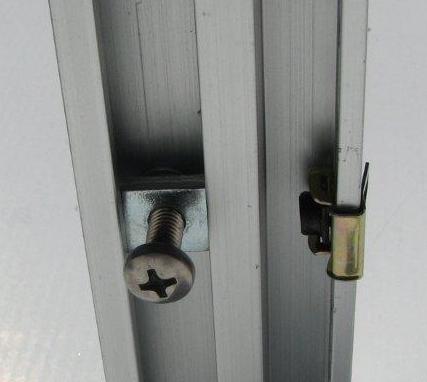 channel nut with panel screw Pelican-Hardigg Composite Rack channel nut with panel screw